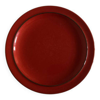 Set de 10 assiettes Hertha Bengtson Rosenthal 1970 en grès rouge