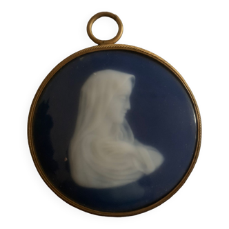 Marie medal in porcelain made in france