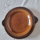 French ceramic dinnerware and plates set sarraguemines 1970s