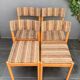 Suite de 4 chaises Baumann vintage 1960