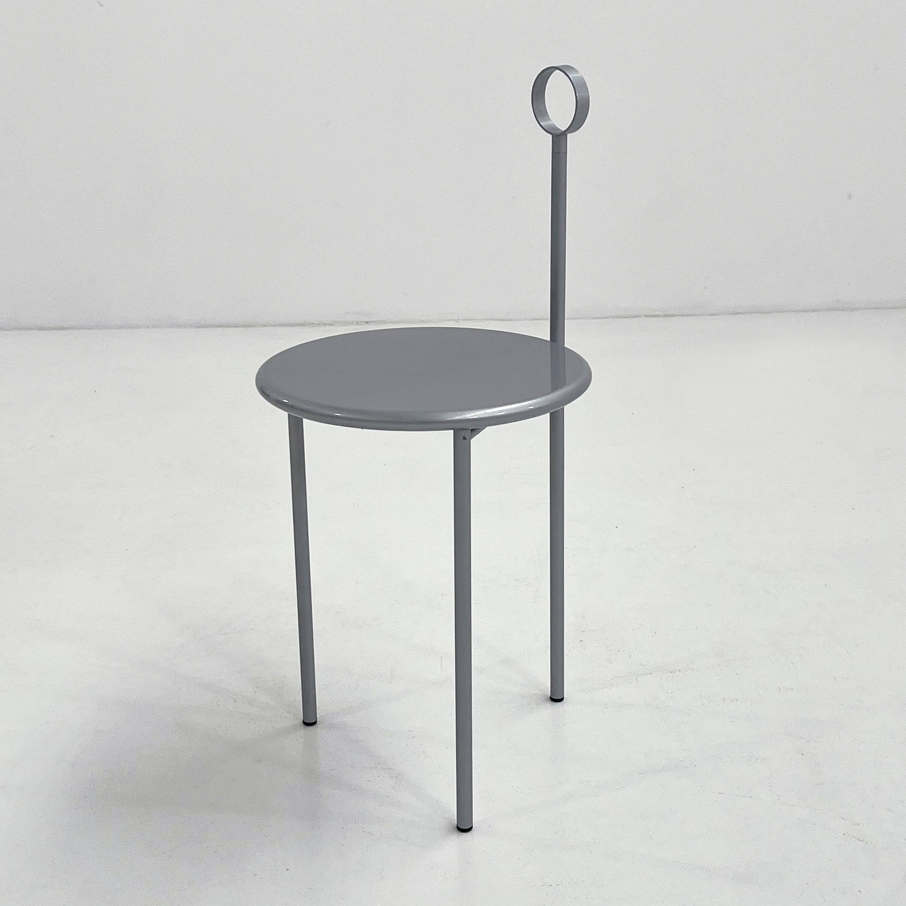 Chaise Mickville Grise par Philippe Starck pour Driade, 1985