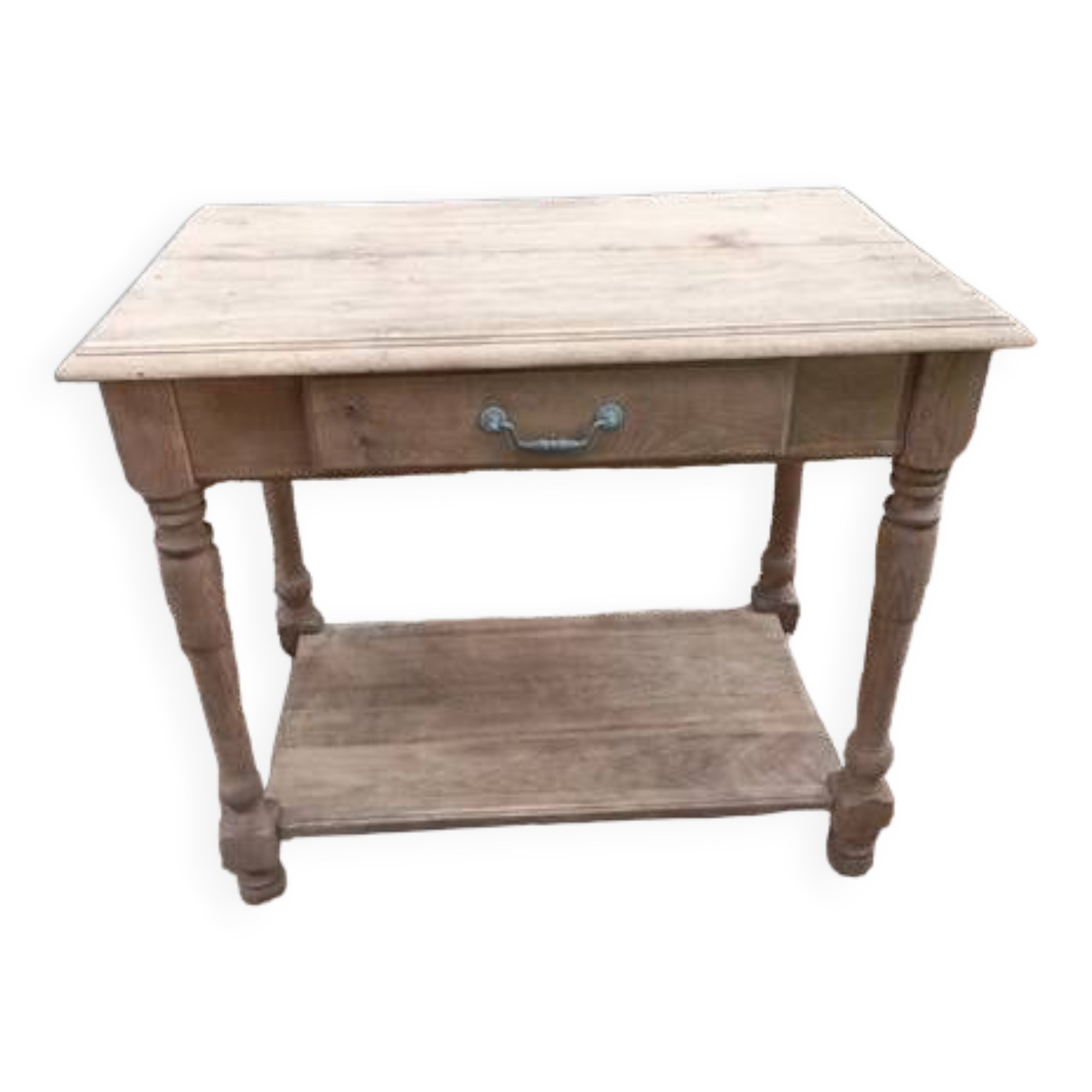 Side table console drawer solid wood air-gummed