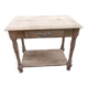 Side table console drawer solid wood air-gummed