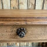 Antique table with turned legs (renovated)