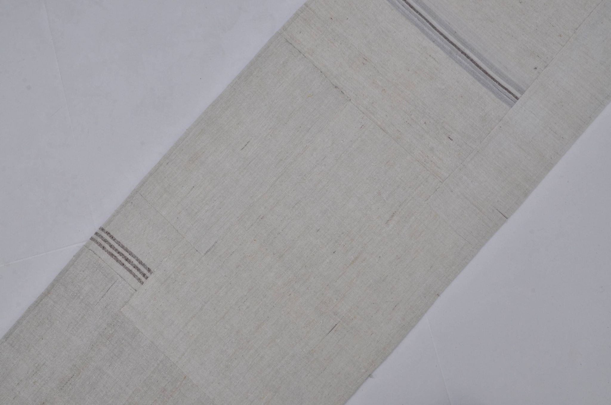 Vintage Handmade Hemp Runner sku 3918