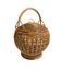 Panier ancien XXL en rotin tressé