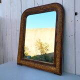 Louis Philippe style mirror wood, vintage gold
