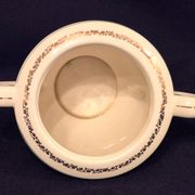 Antique sugar bowl, in Gien earthenware, Model Valence A040