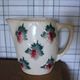 Pichet Earthenware Grapes Vine Leaves Digoin Sarreguemines