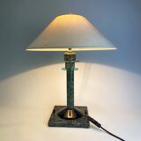 Marble desk lamp Guatemala 80s