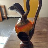 Vallauris ceramic soliflore vase H 37 cm