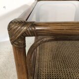 rattan coffee table
