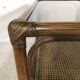 rattan coffee table