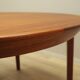 Round teak table, Danish design, 1960s, manufacturer: Gudme Møbelfabrik, de