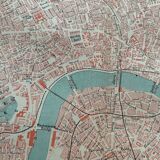 Map of London at the end of the 19th century