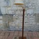 Floor lamp, vintage 80's reading light in elm burrier style, designed by robert de schuytener