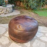 Pouf De Sede en cuir 1970