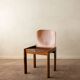 Italian Plywood Dining Chairs Attributed to Molteni, 1970s, Set of 4