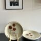 Plates and serving dish Sarreguemines