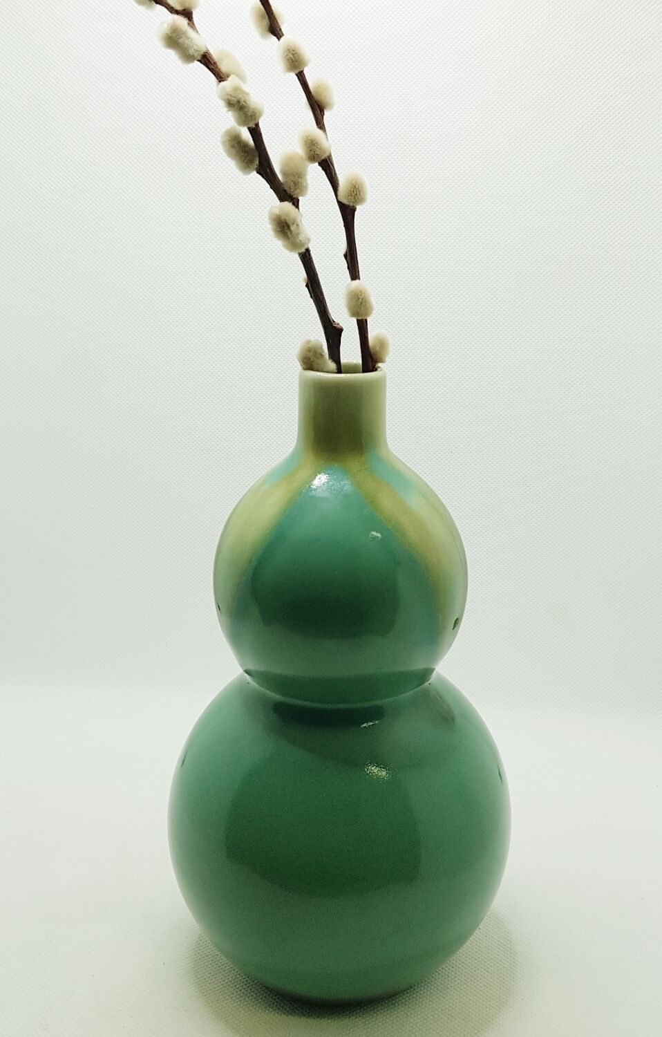 Flacon en céramique en forme de gourde