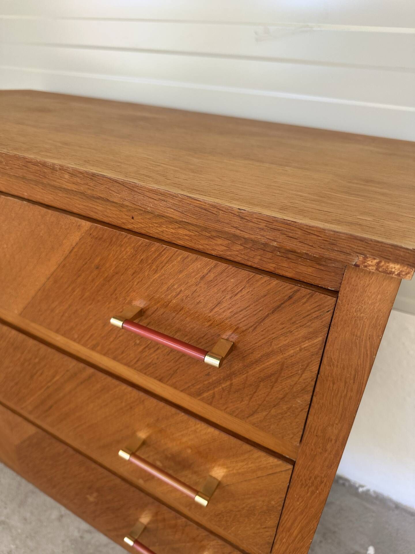Vintage Scandinavian wooden chest of drawers – 3 drawers – 1960s
