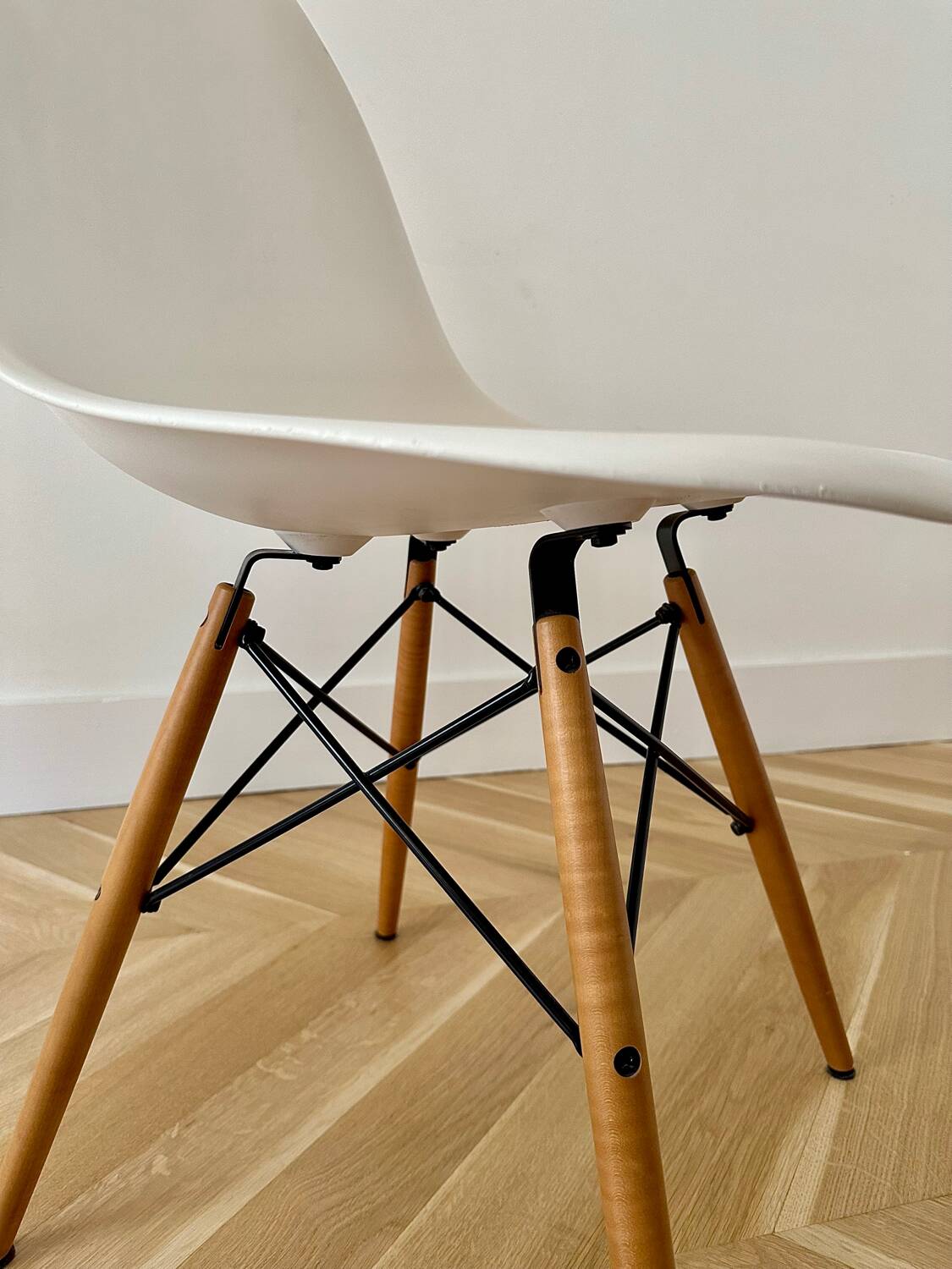 Set of chairs Eames DSW chair by Charles and Ray Eames