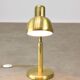 Vintage Italian Brass Gooseneck Table Lamp
