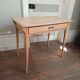 Art Nouveau desk in solid beech.