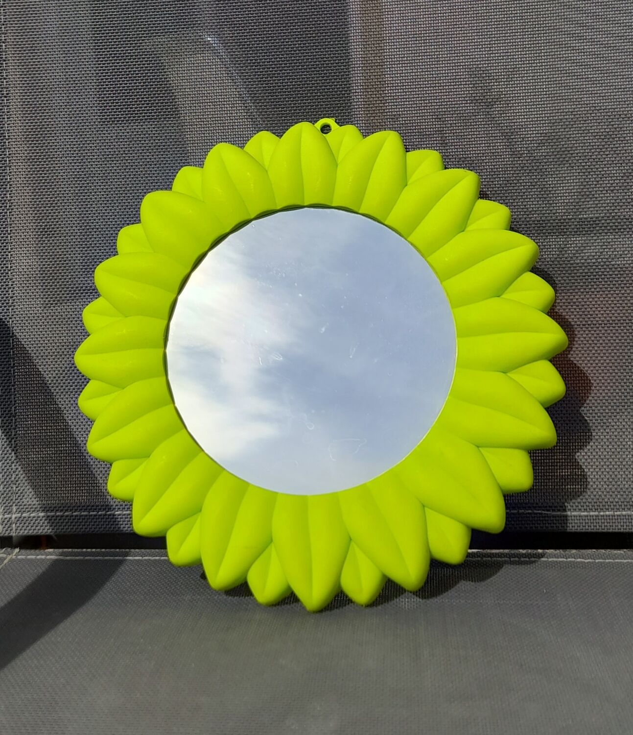 Plastic sun mirror 70s