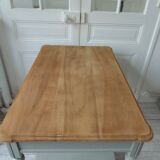 Louis XVI style desk and serving trolley in beautifully crafted verdigris walnut.