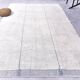 7x10 Light Blue Wool Handmade Woshable Moroccan Rug, 206x304Cm