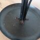 Swedish black candle holder with 9 branches