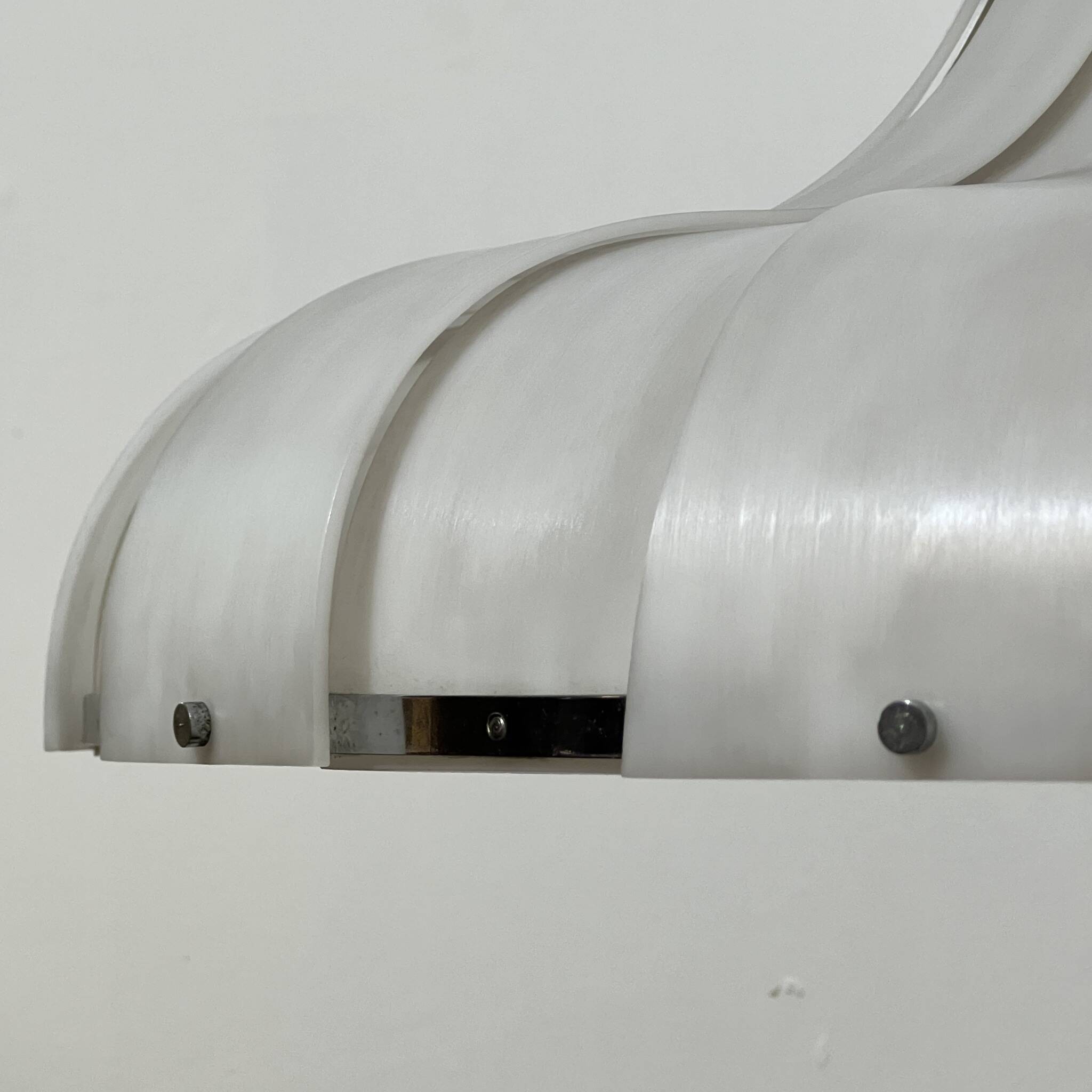 Harvey iGuzzini "Meblo" space age pendant lamp 1960s