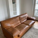Full grain leather sofa
