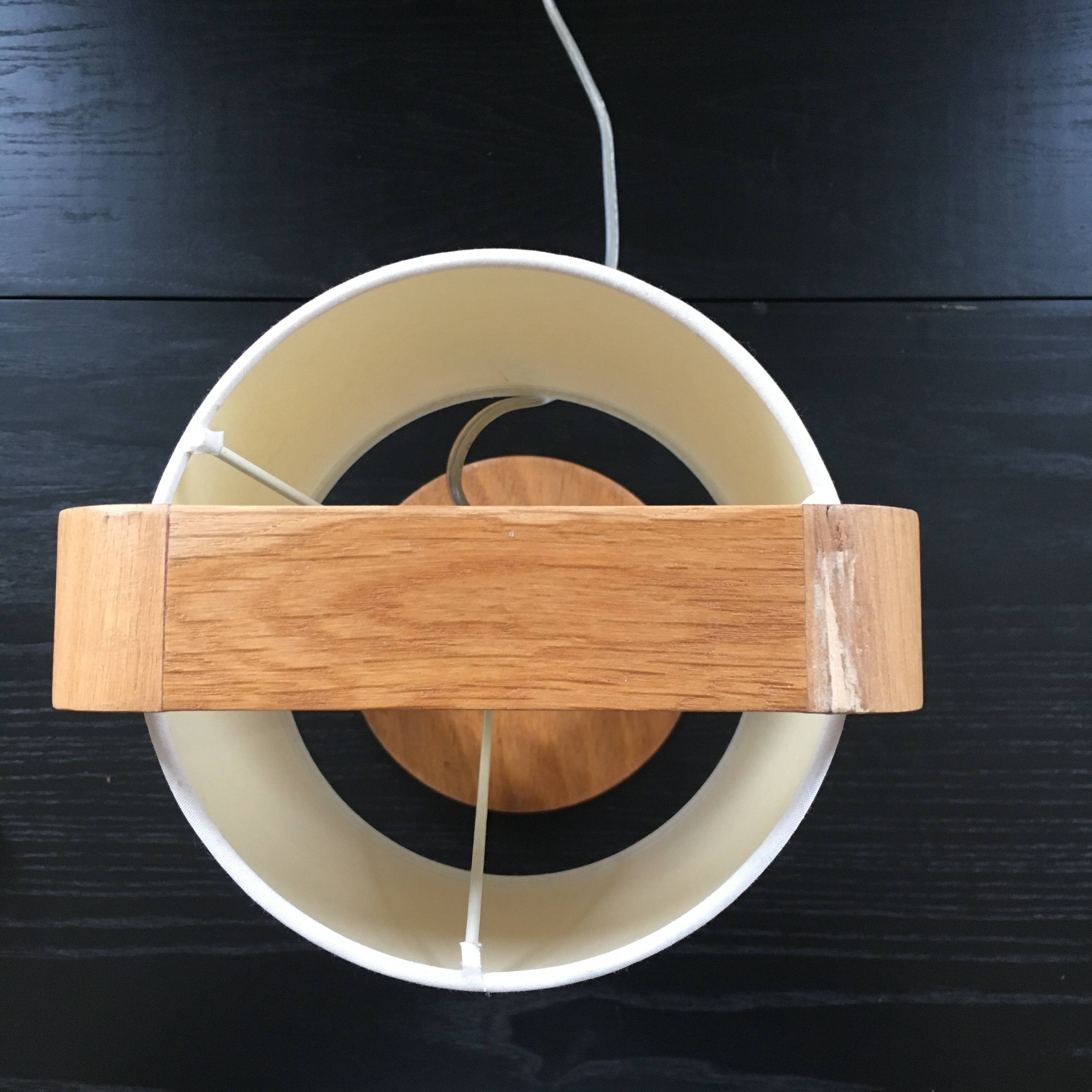 Scandinavian pine lamp