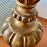Gilded wooden lamp