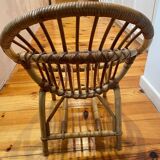 Rattan children's armchair 1970