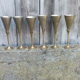 Brass and metal champagne cup