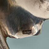 Silver metal candle holder, SFAM goldsmith