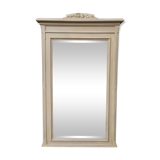 Old grey patinated mirror