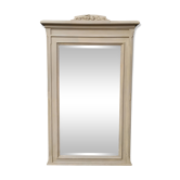 Old grey patinated mirror