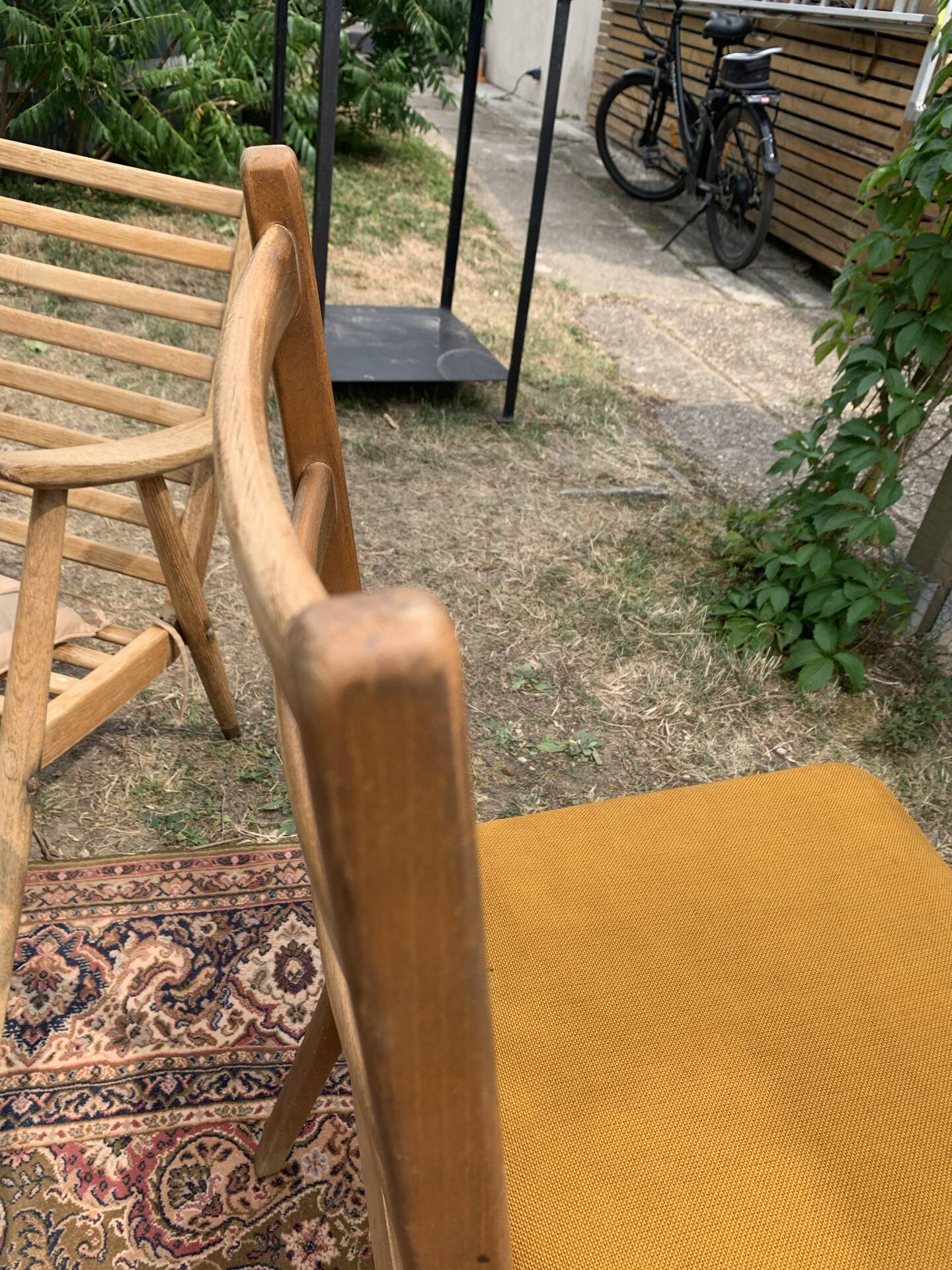 Pair of Vintage Scandinavian "Ladderback" Chairs (1960) - To Restore