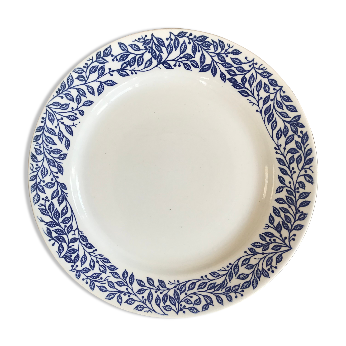 Flowery vintage plates