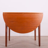 Danish Teak Extendable Dining Table, 1960s