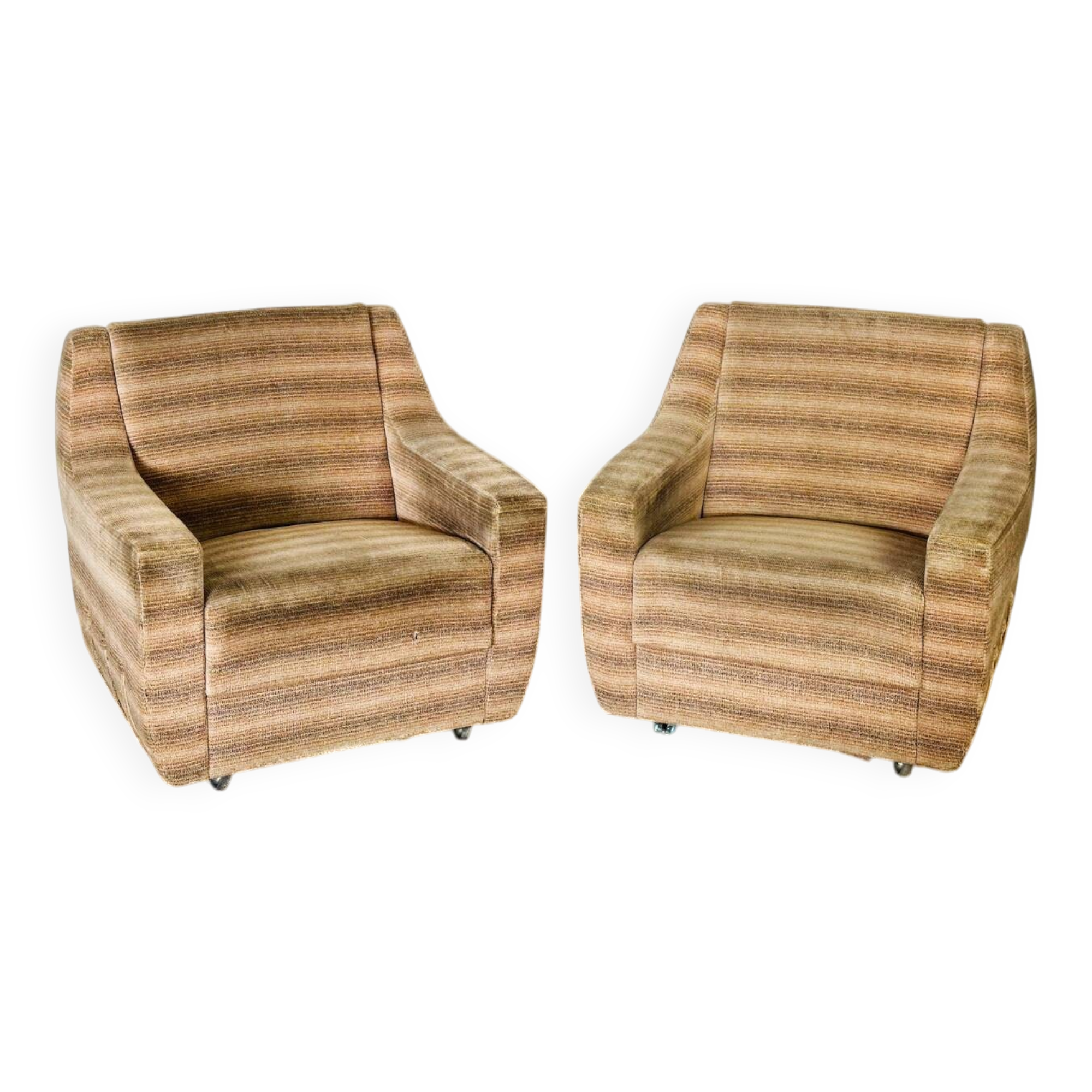 2 vintage armchairs from the 1960s