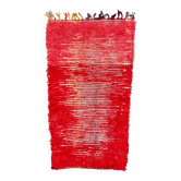 Tapis Marocain Beni M'guild rouge - 154 x 82 cm