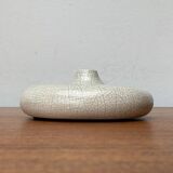 Postmodern minimalist ceramic vase in an organic shape by Asa Selection, 1980s.