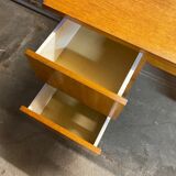 Vintage desk Scandinavian style compass feet