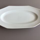 ravier in white porcelain of Limoges - octagonal shape