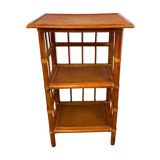 Rattan shelf